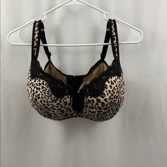 Lane Bryant Cacique 40DDD Leopard Plunge bra - Picture 3 of 6